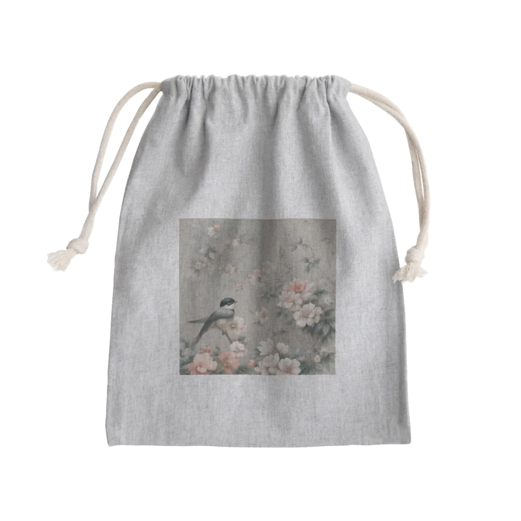 Flora-s_Gardenの花鳥 Mini Drawstring Bag