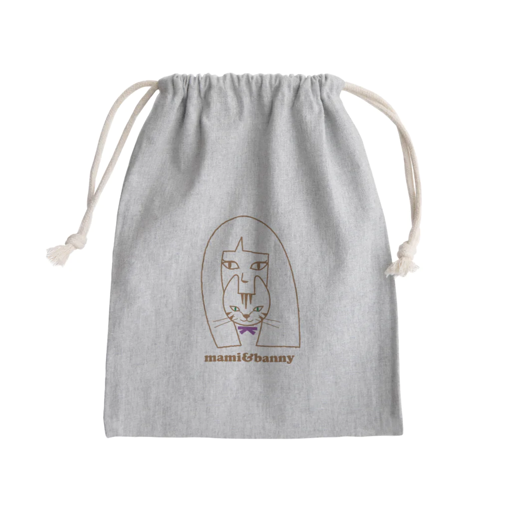 エダマメトイチのmami&banny Mini Drawstring Bag