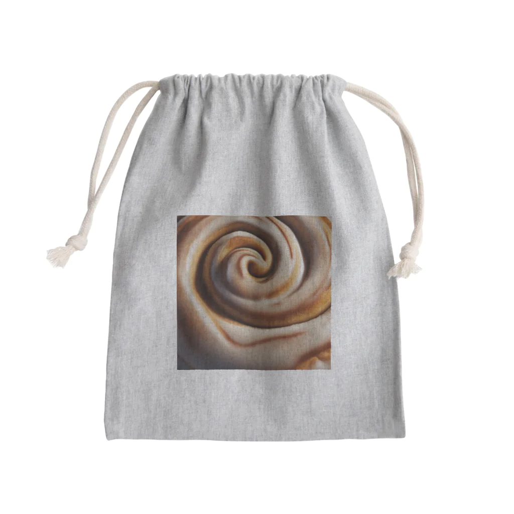 千裕アトリエ（いつもありがとう）のシナモンロール（Cinnamon Roll） Mini Drawstring Bag
