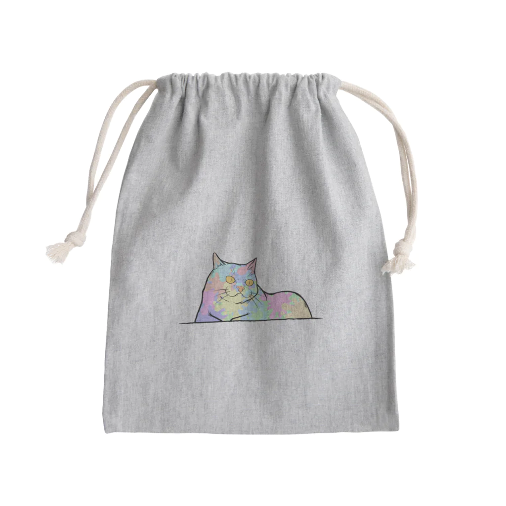 TAKE-TONの高みの見物 Mini Drawstring Bag