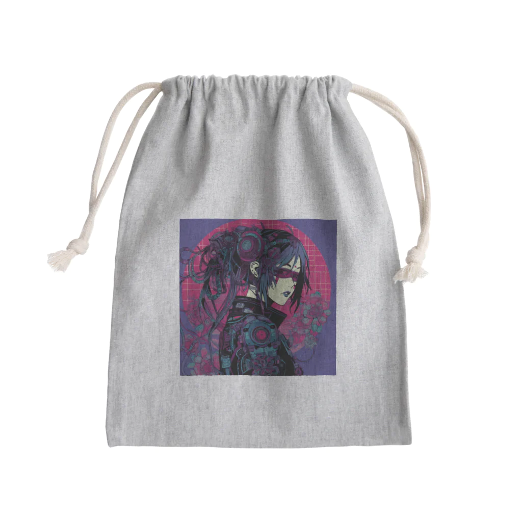 UKIYO-SKETCHのUKIYO-GIRL Mini Drawstring Bag