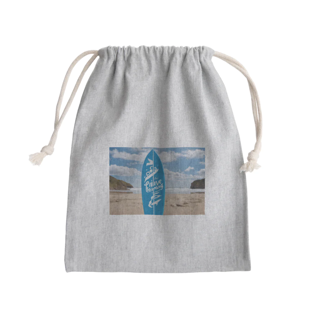 "Positive Thinking"の"Positive Thinking"  Mini Drawstring Bag