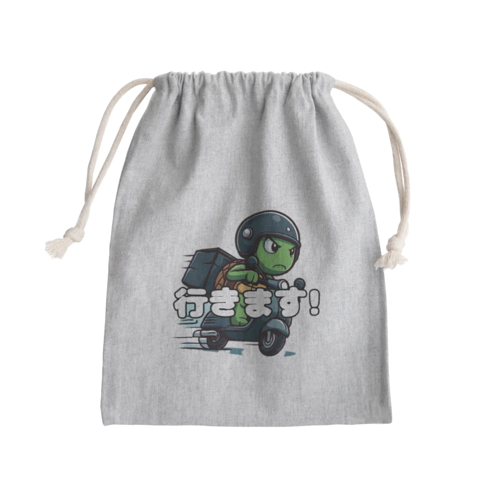 カメライダー商店のカメライダー　行きます! Mini Drawstring Bag