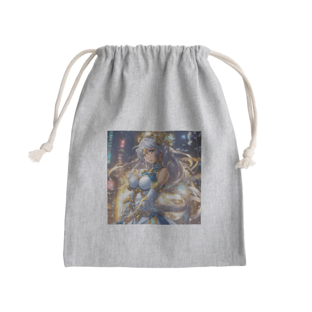 the blue seasonの水野美香 Mini Drawstring Bag