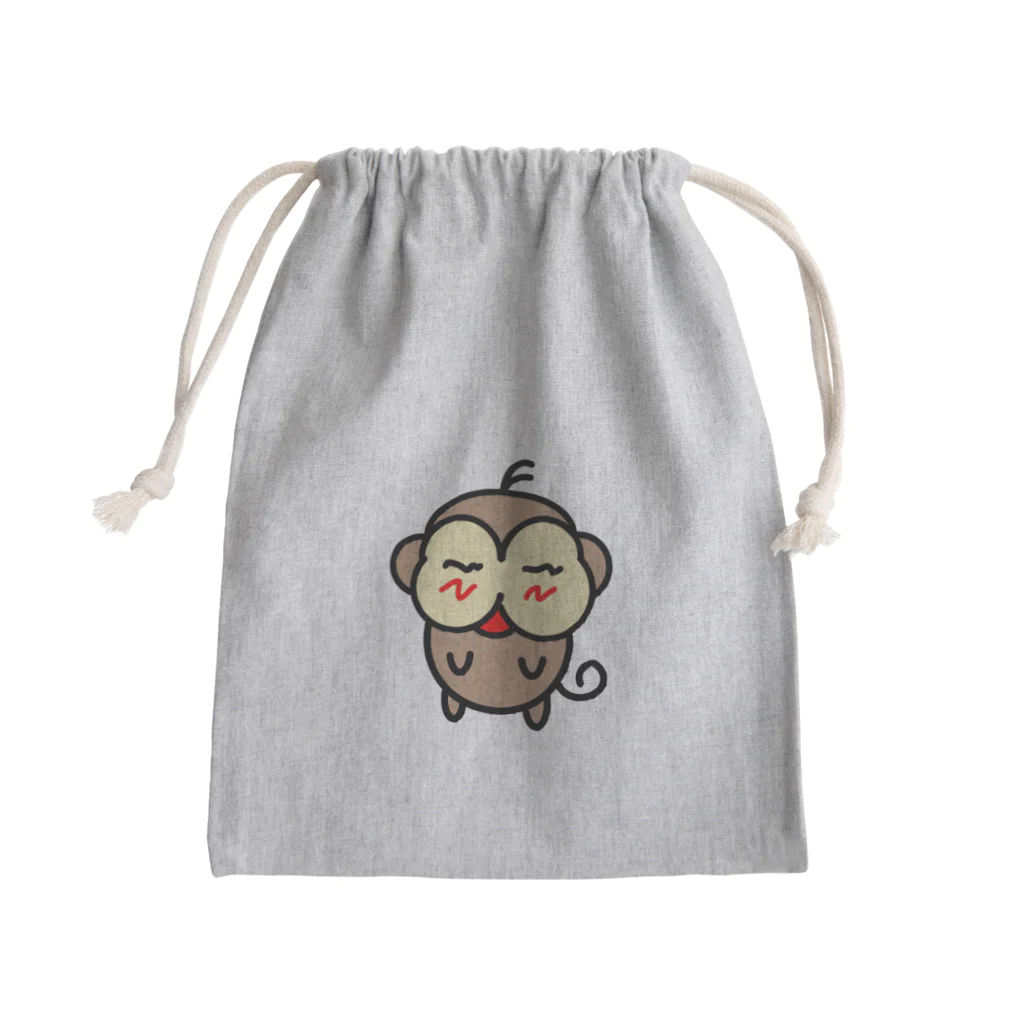 Akesahaのお猿 Mini Drawstring Bag