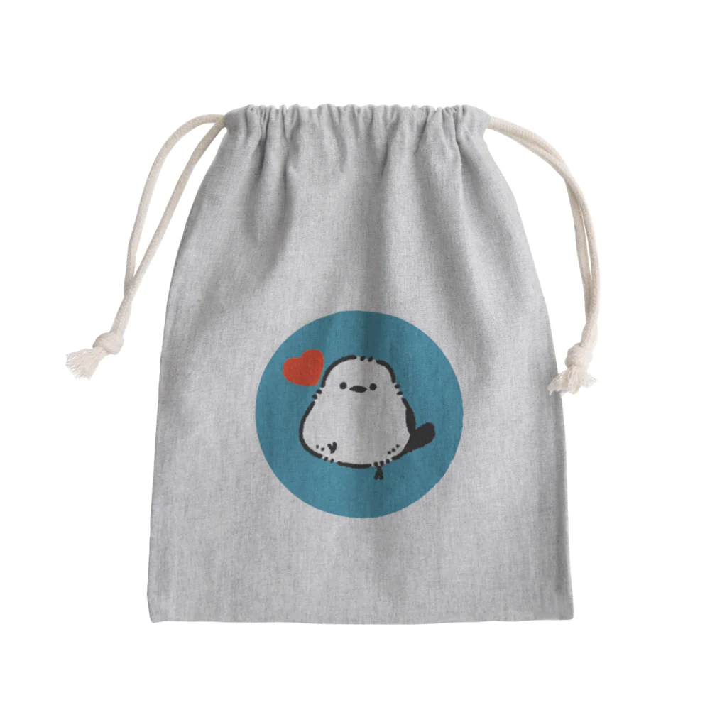 えあーずの可愛いシマエナガちゃん Mini Drawstring Bag