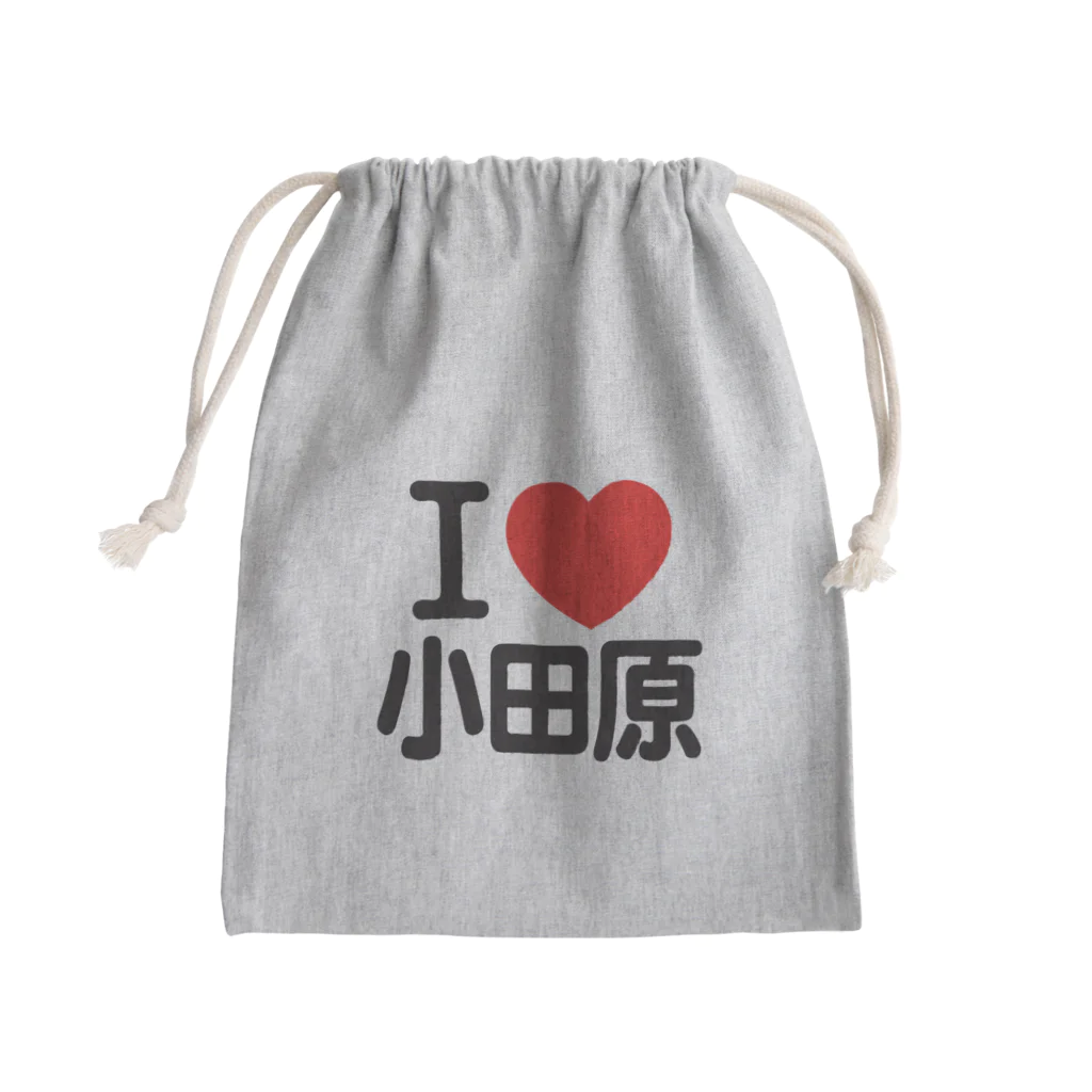 I LOVE SHOPのI LOVE 小田原 Mini Drawstring Bag