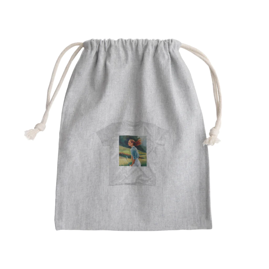 BIRDIE_GIRLのおしゃれゴルフ Mini Drawstring Bag