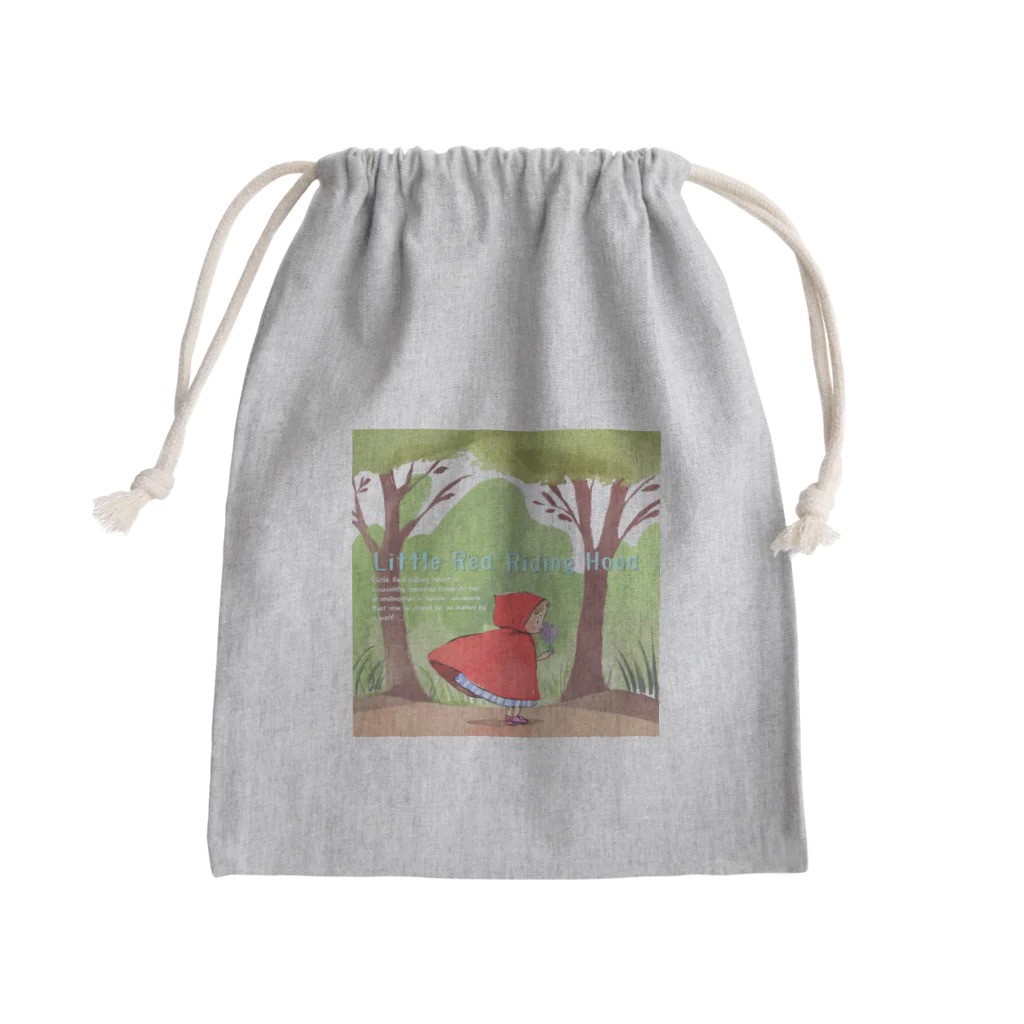 petitringo -プチリンゴ-のおばあさんのお家へ向かう赤ずきんちゃん Mini Drawstring Bag