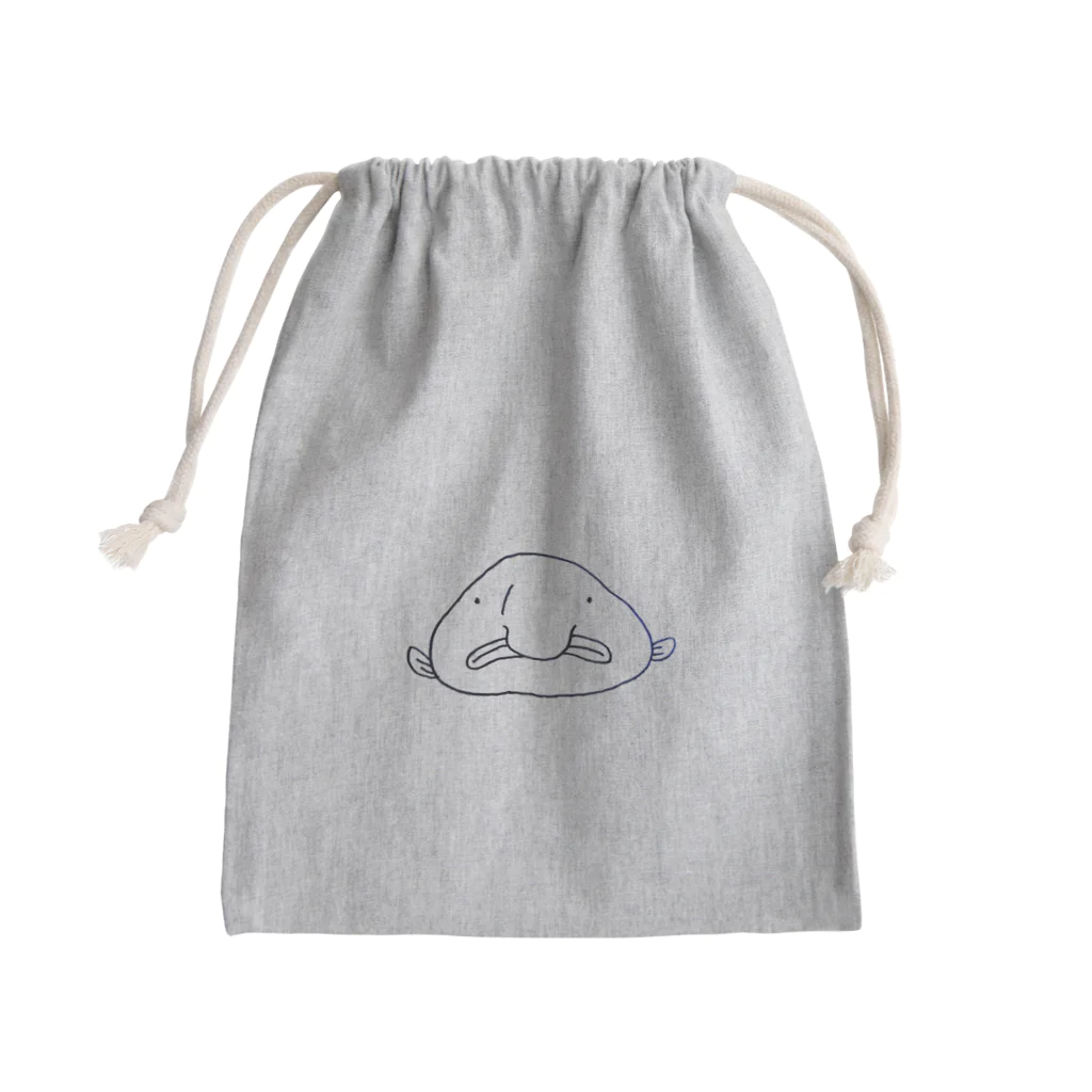 お店の名前考え中のニュウドウカジカ Mini Drawstring Bag