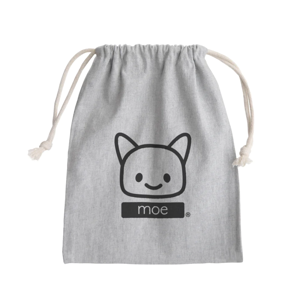 petitringo -プチリンゴ-の黒いなぁご Mini Drawstring Bag