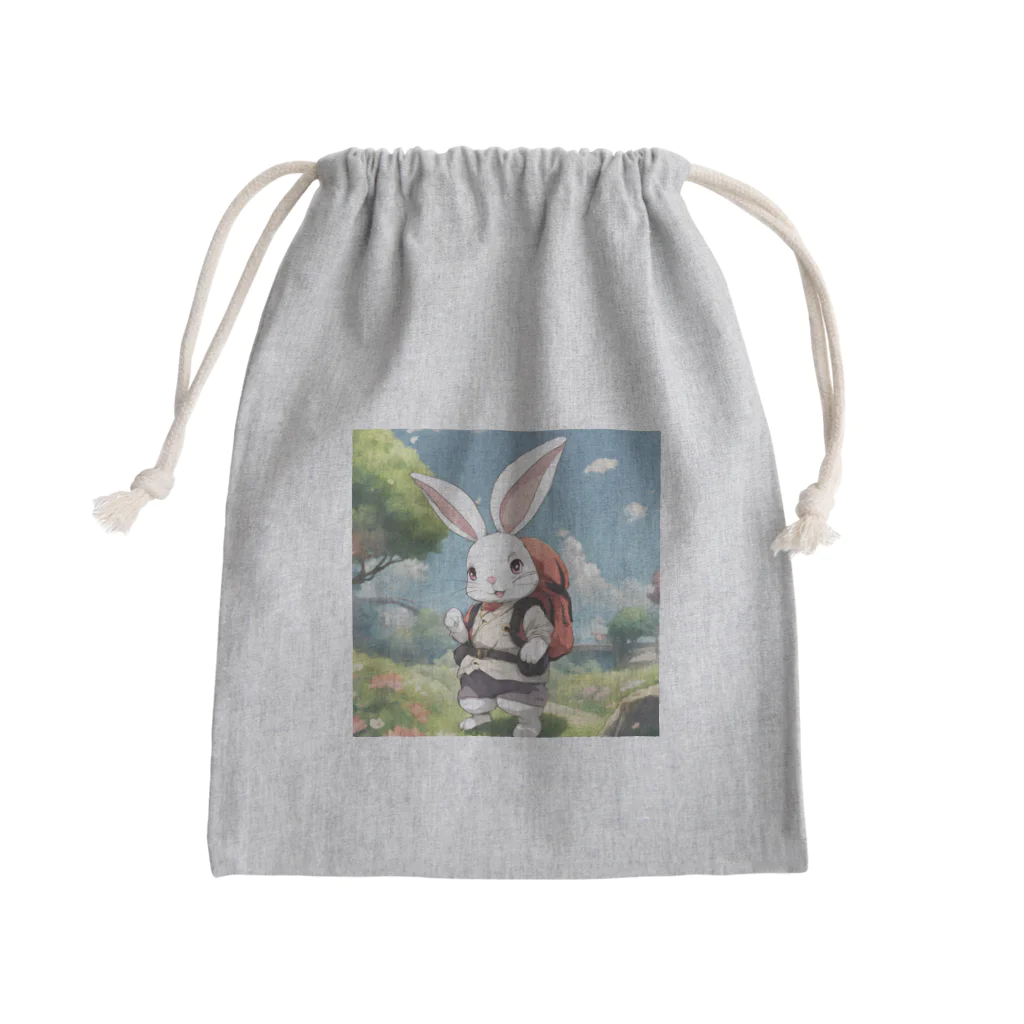 kawaiinekochanの可愛いウサギ Mini Drawstring Bag