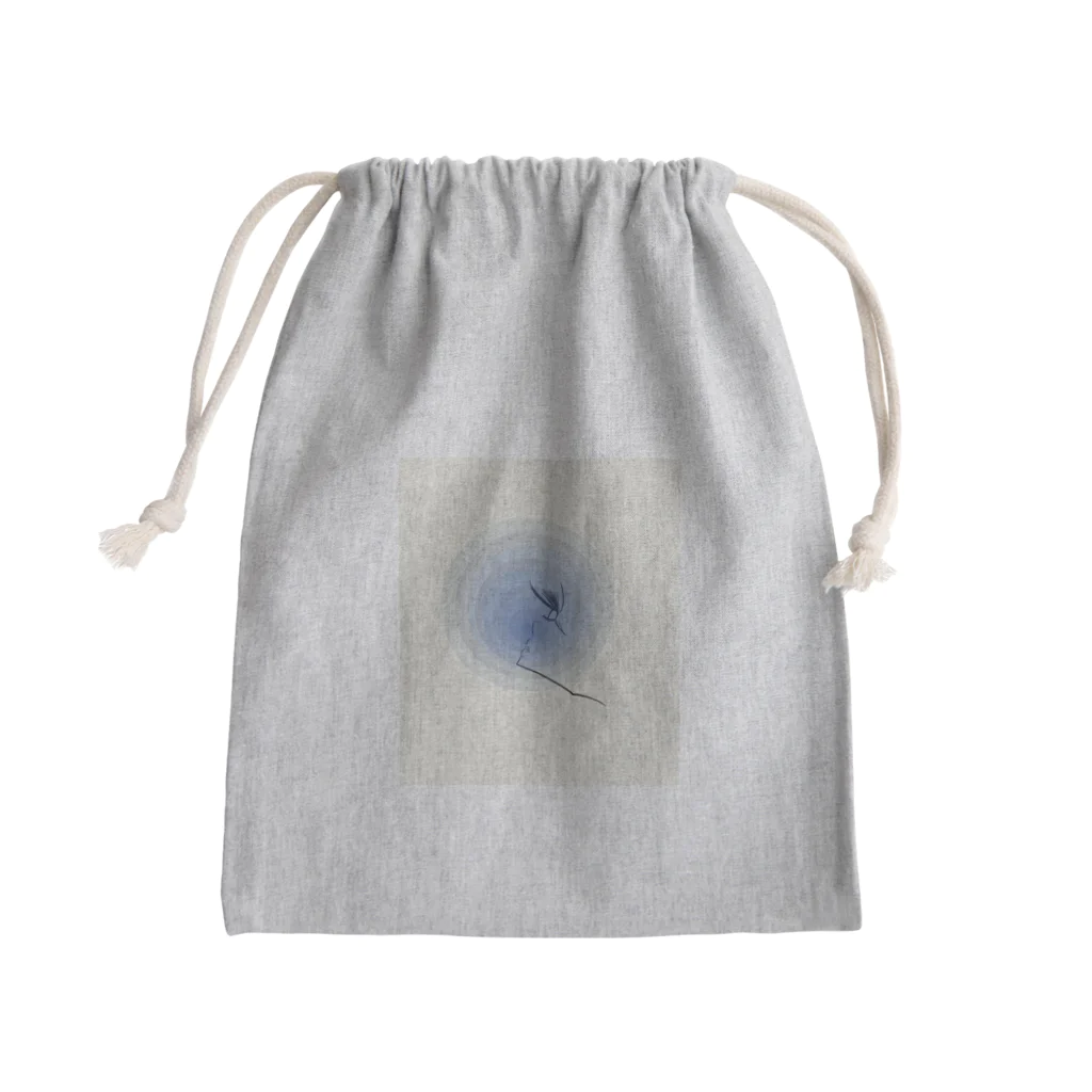 寂しさ埋めたいのひとりでもさみしくないよ Mini Drawstring Bag