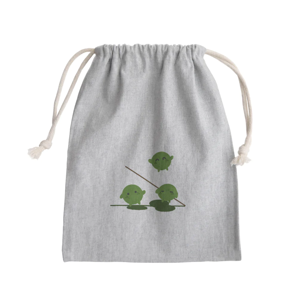 おだんご屋のよもぎ団子 Mini Drawstring Bag