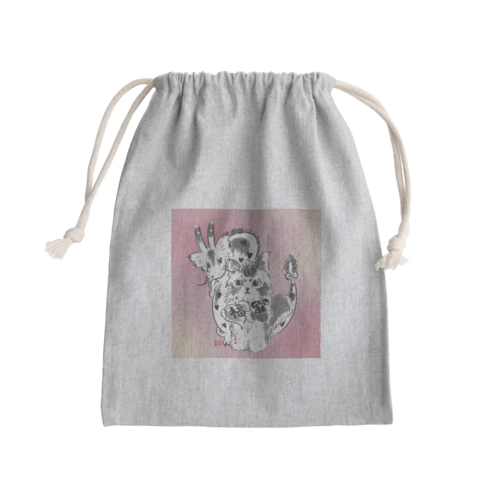 猫のきぬくんのお店の干支　ドレミちゃん Mini Drawstring Bag