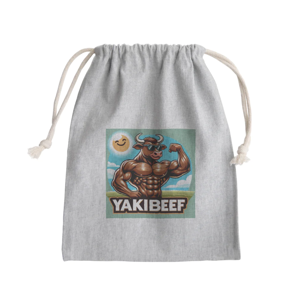 muscle_laboのYAKIBEEF Mini Drawstring Bag