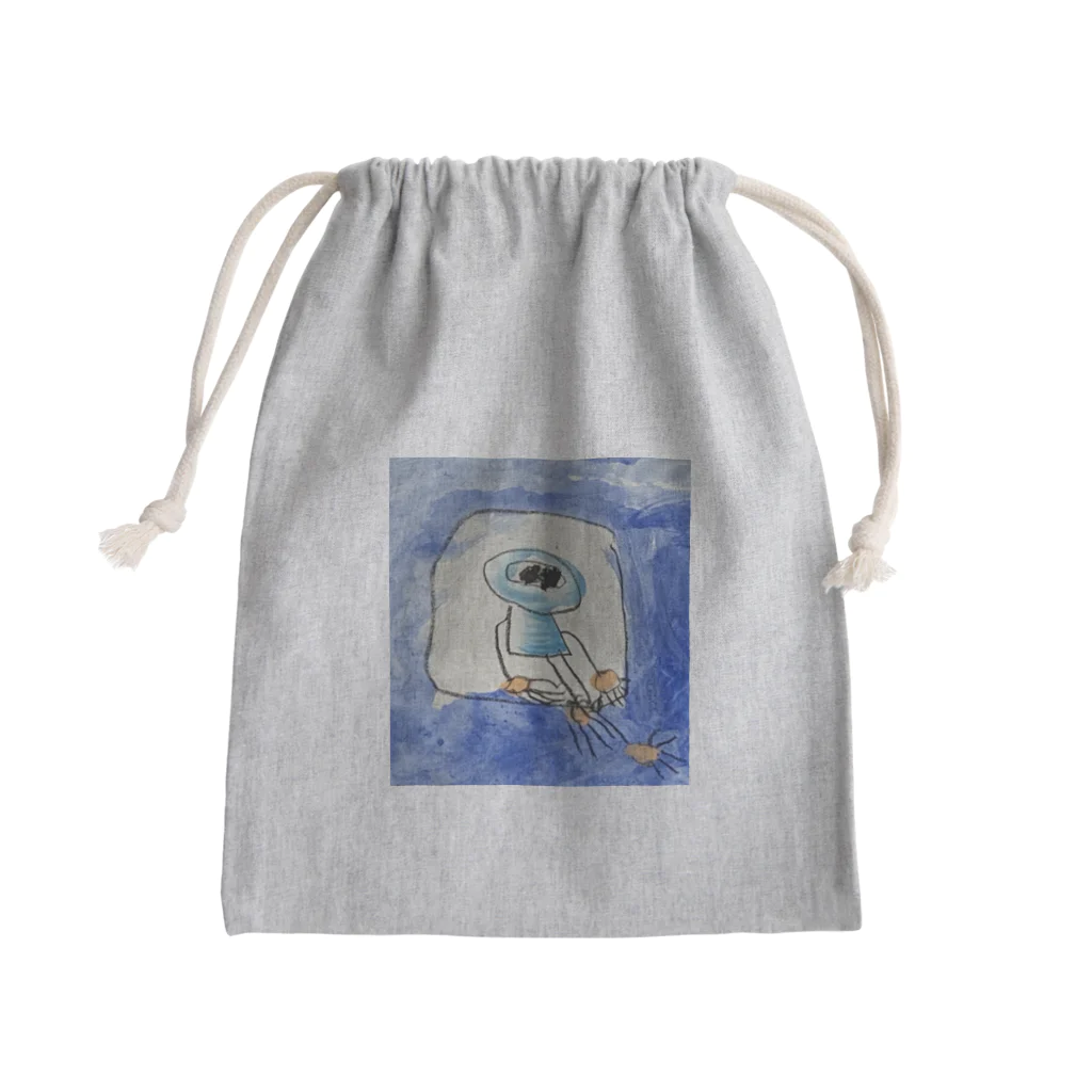 kodomo-no-mikataのしゅりけん忍者くん Mini Drawstring Bag