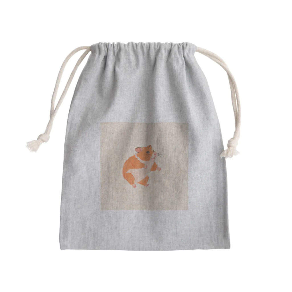 ひとやすみ　らいふのおもしろハムスター Mini Drawstring Bag