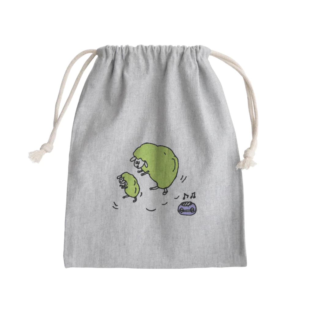 sususuttoのdancing sheep Mini Drawstring Bag