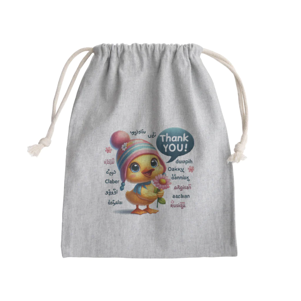 dcgnori／ワンコ画像の愛を送ります Mini Drawstring Bag