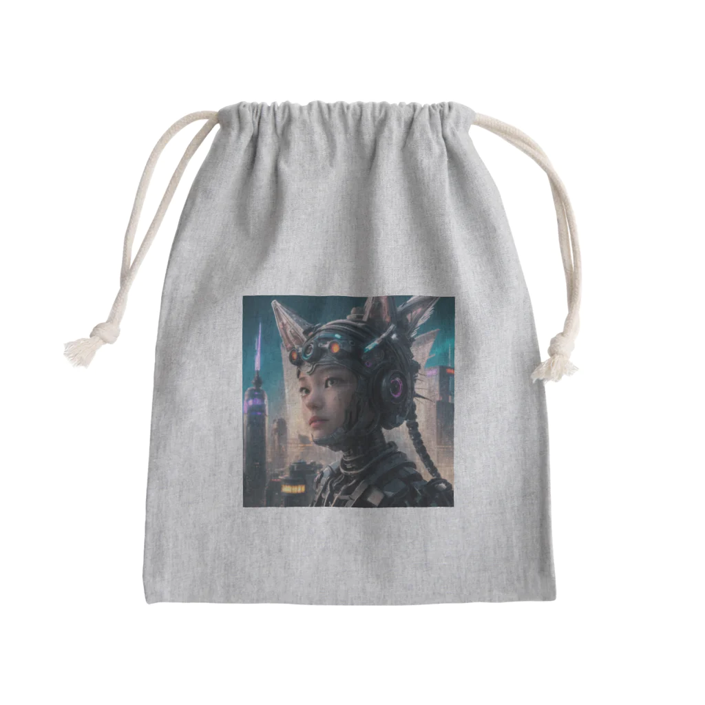 ZZRR12の「ミューズキャット」 Mini Drawstring Bag