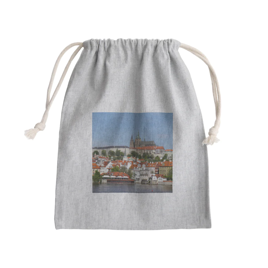 bitpiyoのプラハ城 Mini Drawstring Bag