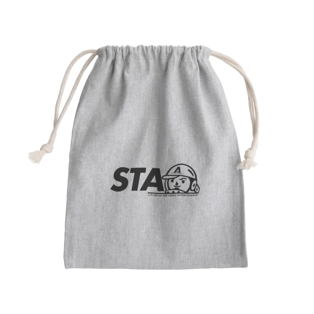 SURUMEのSTA_BK Mini Drawstring Bag