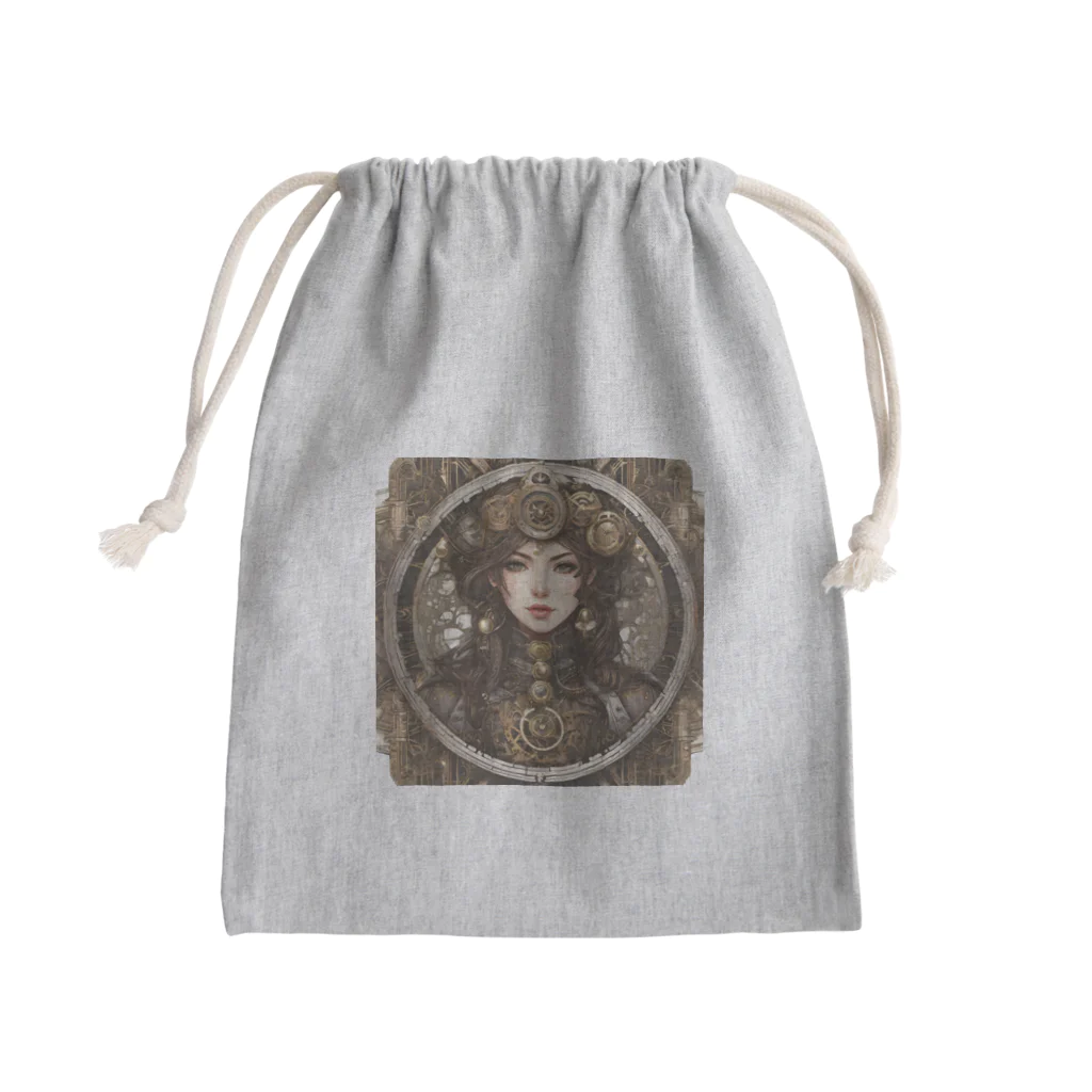 IGNISのスチームパンク少女4 Mini Drawstring Bag