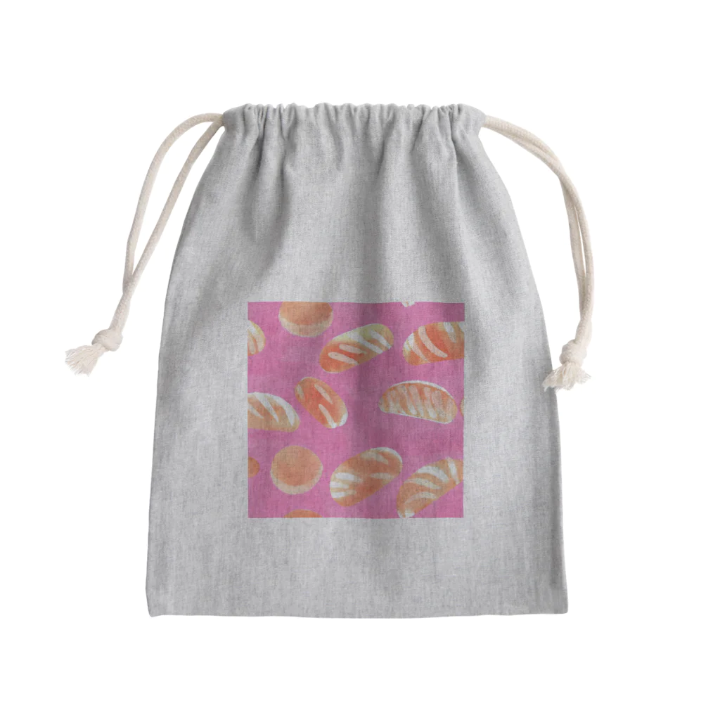 Sweet_moonLaboのSweet ブレッド Mini Drawstring Bag