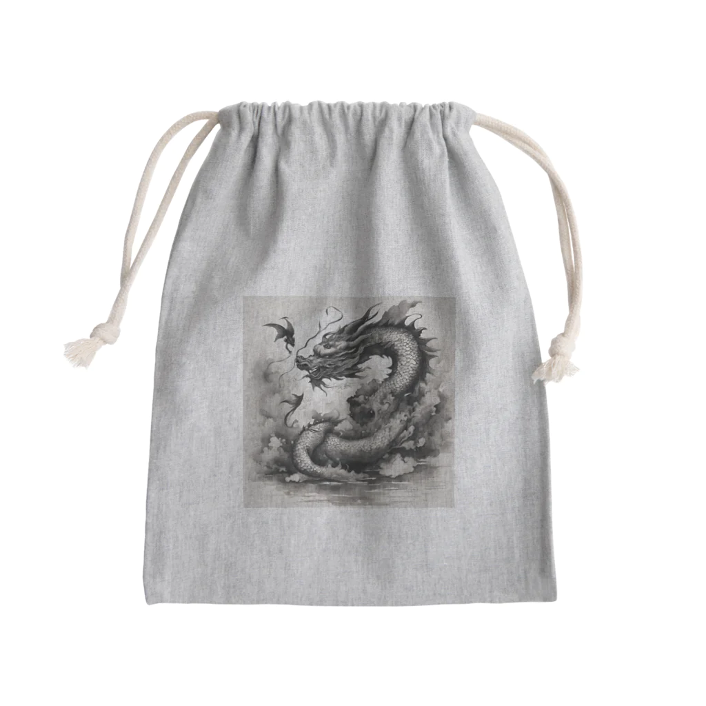 070-7412-0063の舞龍 Mini Drawstring Bag