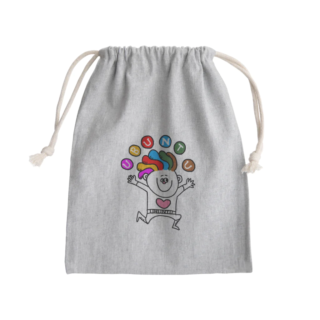 UBUNTUのUBUNTUくん公式グッズ Mini Drawstring Bag