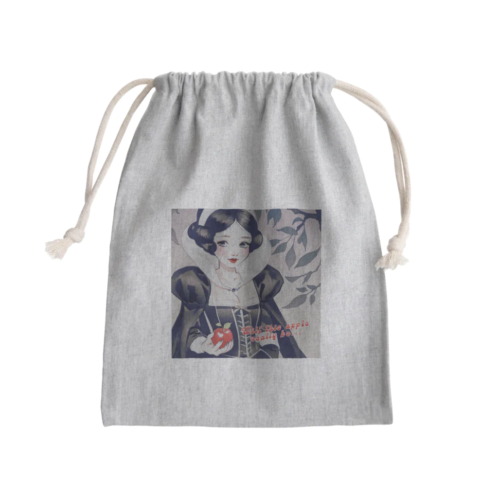 凡人-bonjin-のダークファンタジー白雪姫 Mini Drawstring Bag