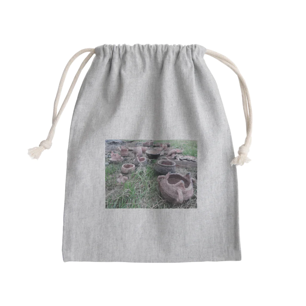 ヤマリ果樹園（仮）のある土器 Mini Drawstring Bag