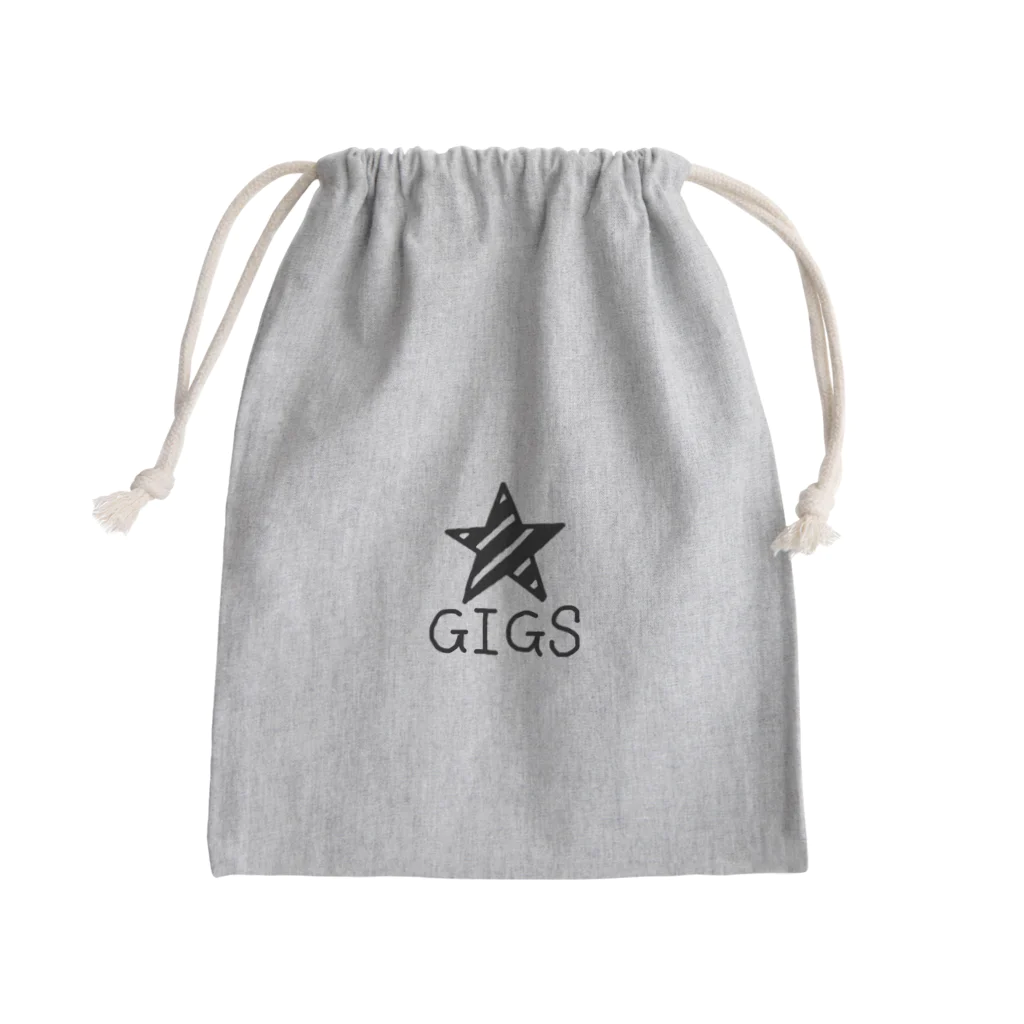 GIGSのGIGSオリジナルグッズロゴ きんちゃく