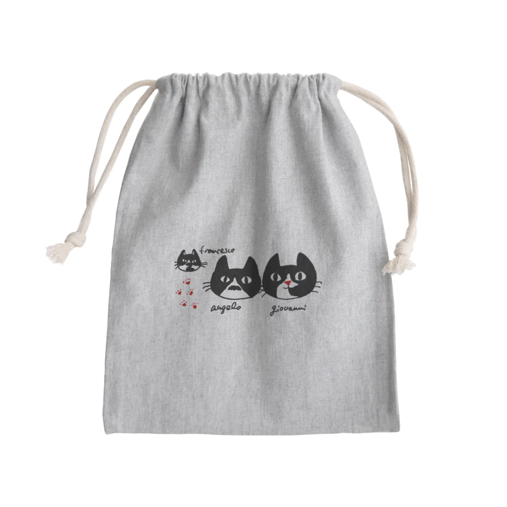 ねこの手工房mayuzouのねこの手工房スタッフさん Mini Drawstring Bag