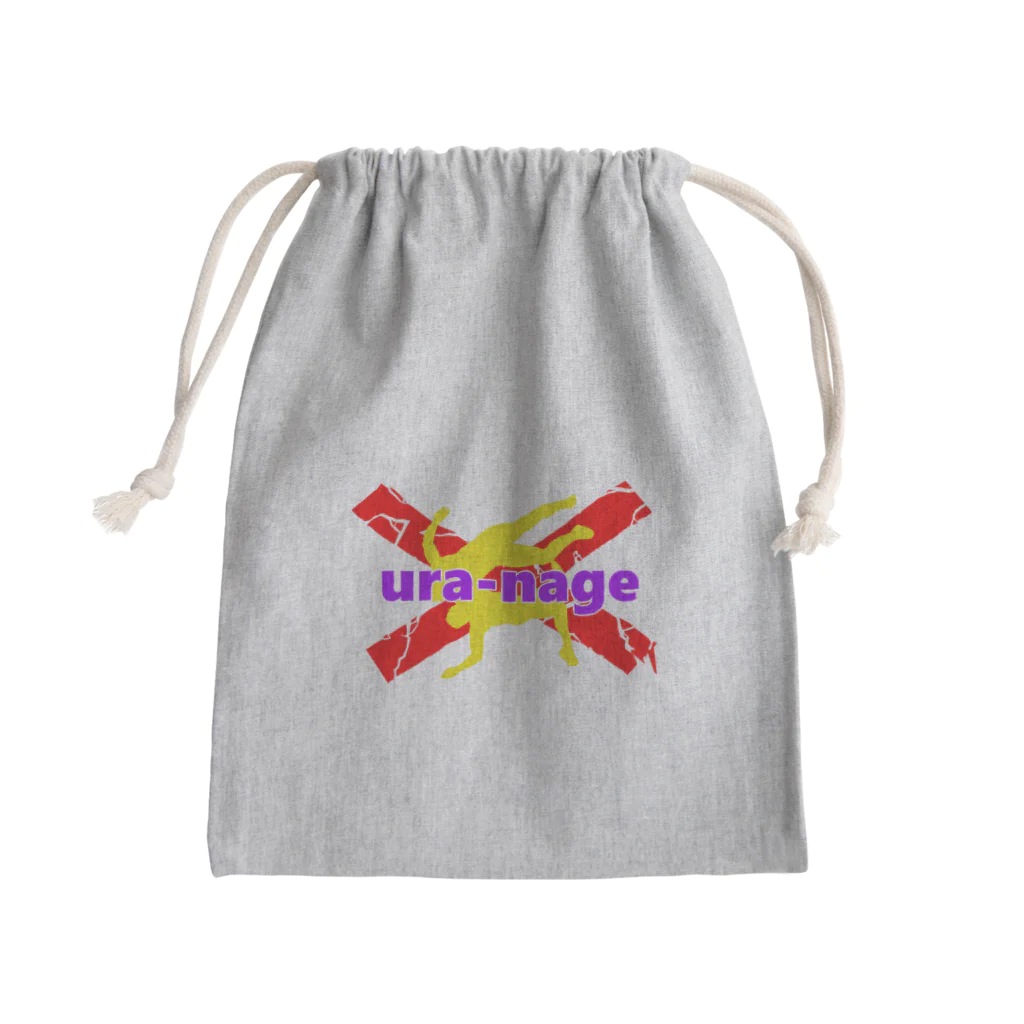 Prowrestling-Boy（プロレス小僧）のURA-NAGE(裏投げ)B Mini Drawstring Bag