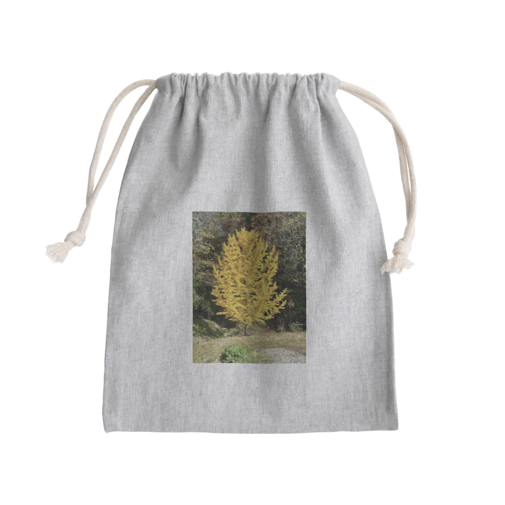 enjoy life shopの安曇野のイチョウの写真グッズ Mini Drawstring Bag