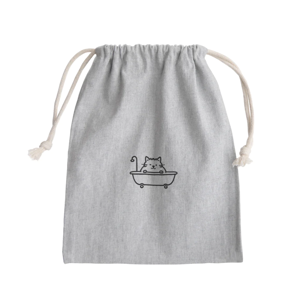 NIANのバスタブネコ Mini Drawstring Bag