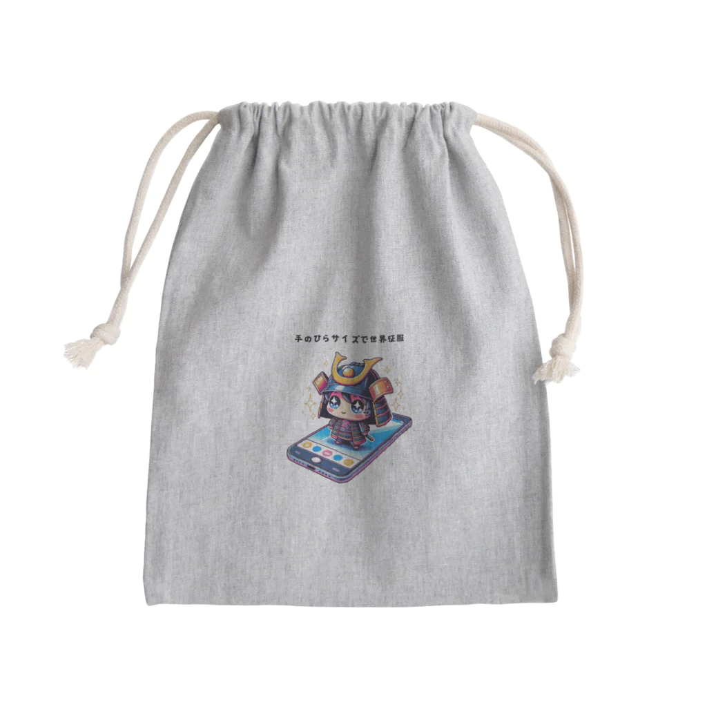 ビーナスキュートちゃんのミニサムライ、メガテック Mini Drawstring Bag