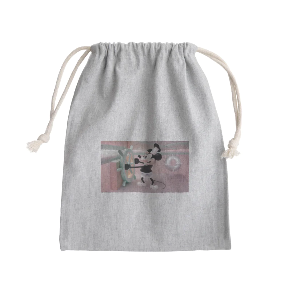 CHIKUSHOの蒸気船ウィリー Mini Drawstring Bag