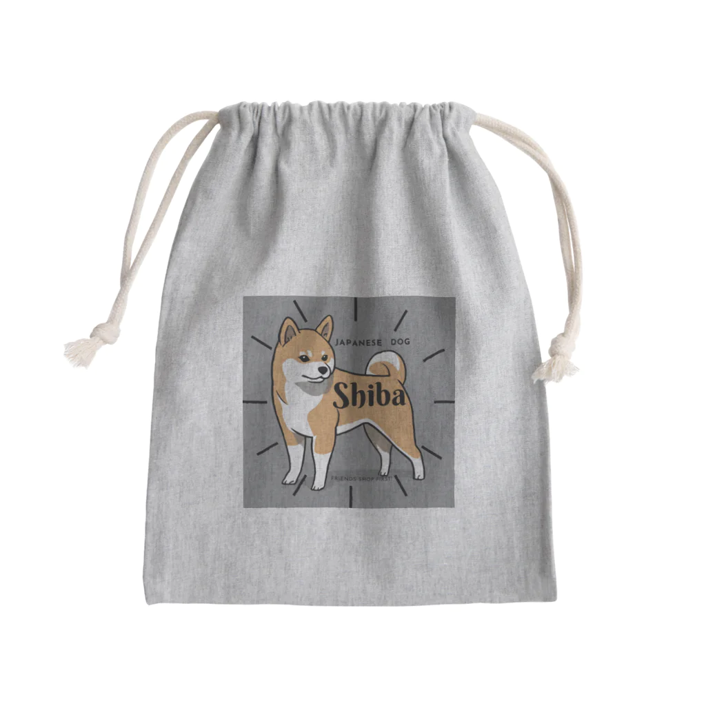 MarilyneのジャパニーズわんこShiba Mini Drawstring Bag