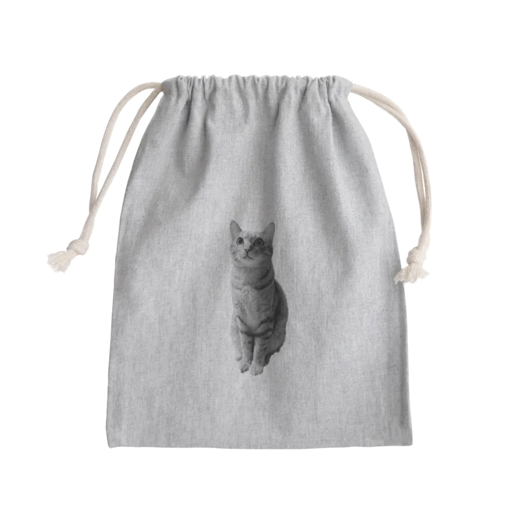 深夜の猫屋さんのしんやねこ Mini Drawstring Bag