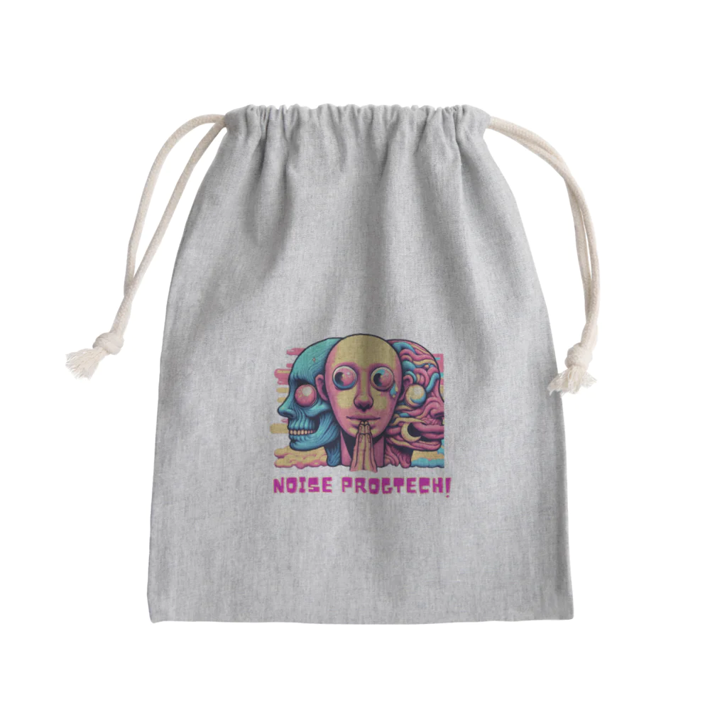 志那竹ヴィンテージの架空のバンドグッズ Mini Drawstring Bag