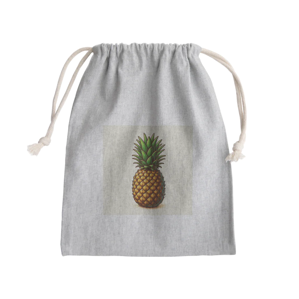 ぱいなっぷる王国のパイナップル王国 Mini Drawstring Bag