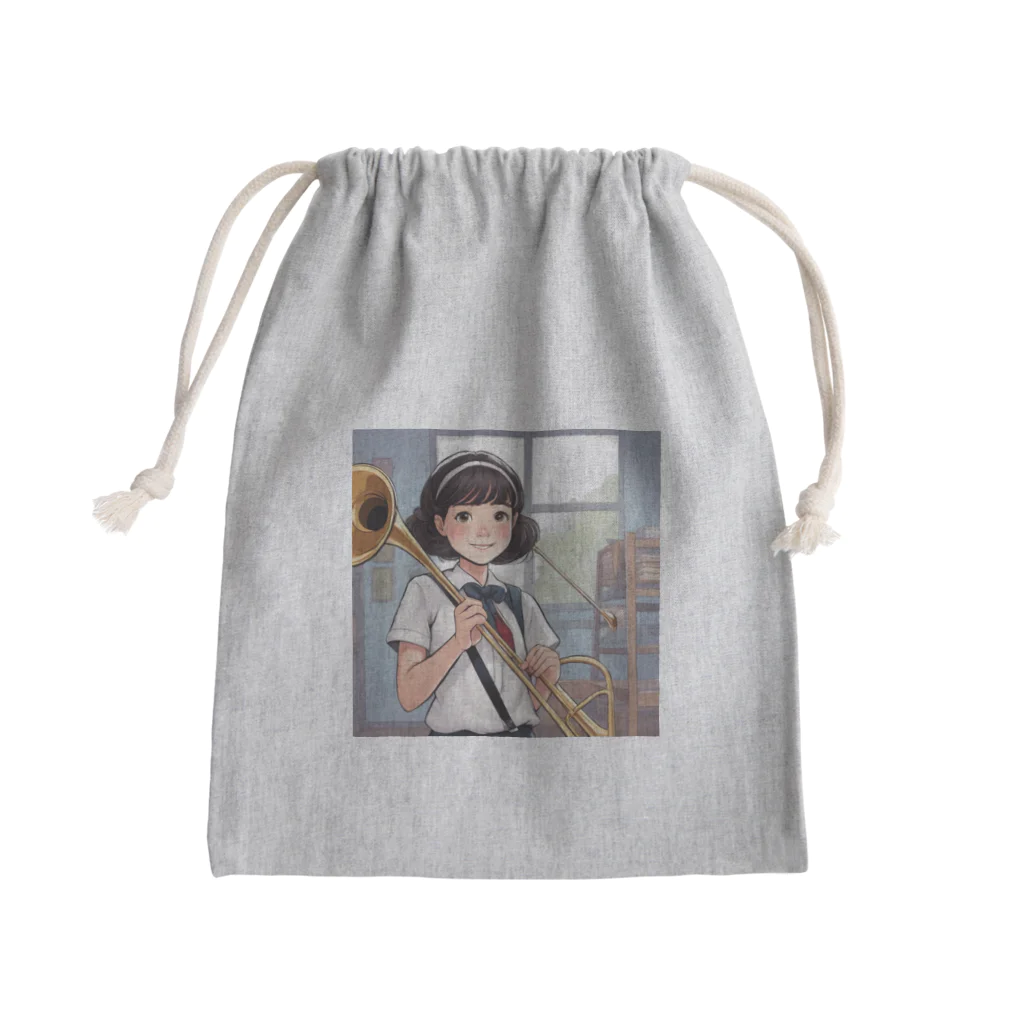 ほっこり絵音舎の部活動中！さらちゃん！！ Mini Drawstring Bag