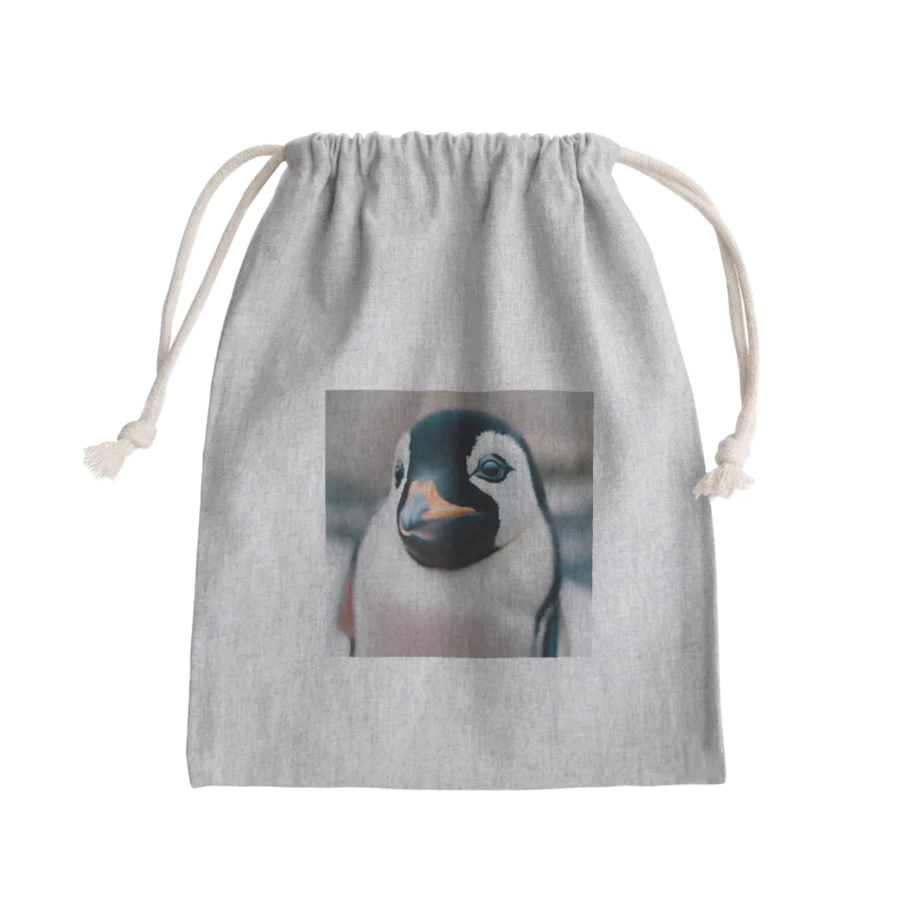 kiyoshi☪︎のペンギンくん(・⊝・) Mini Drawstring Bag