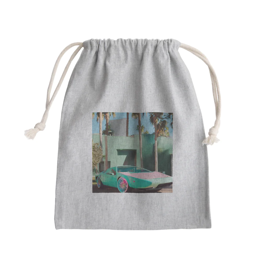 kozkoz7のかっこいい車のグッズ Mini Drawstring Bag