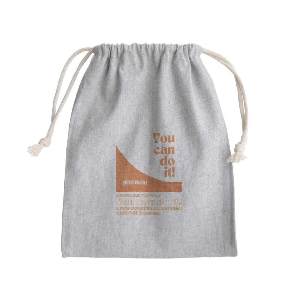 MITSUNORI OFFICIAL SHOPのYou can do it! Mini Drawstring Bag