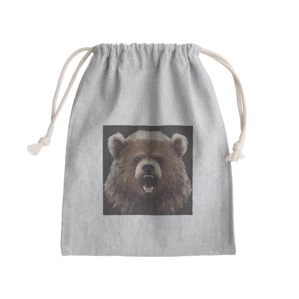 TPGの熊作 Mini Drawstring Bag