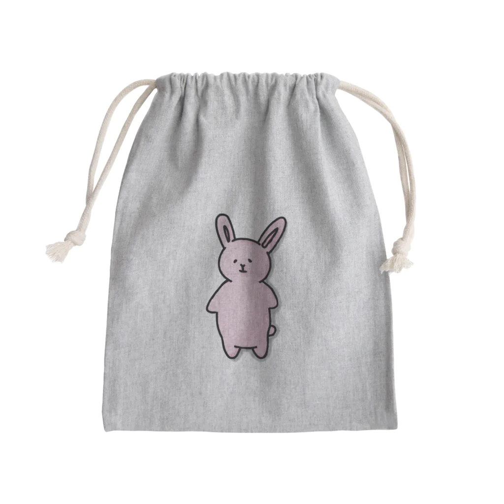 みつまめこshopのポテっとうさぎ Mini Drawstring Bag